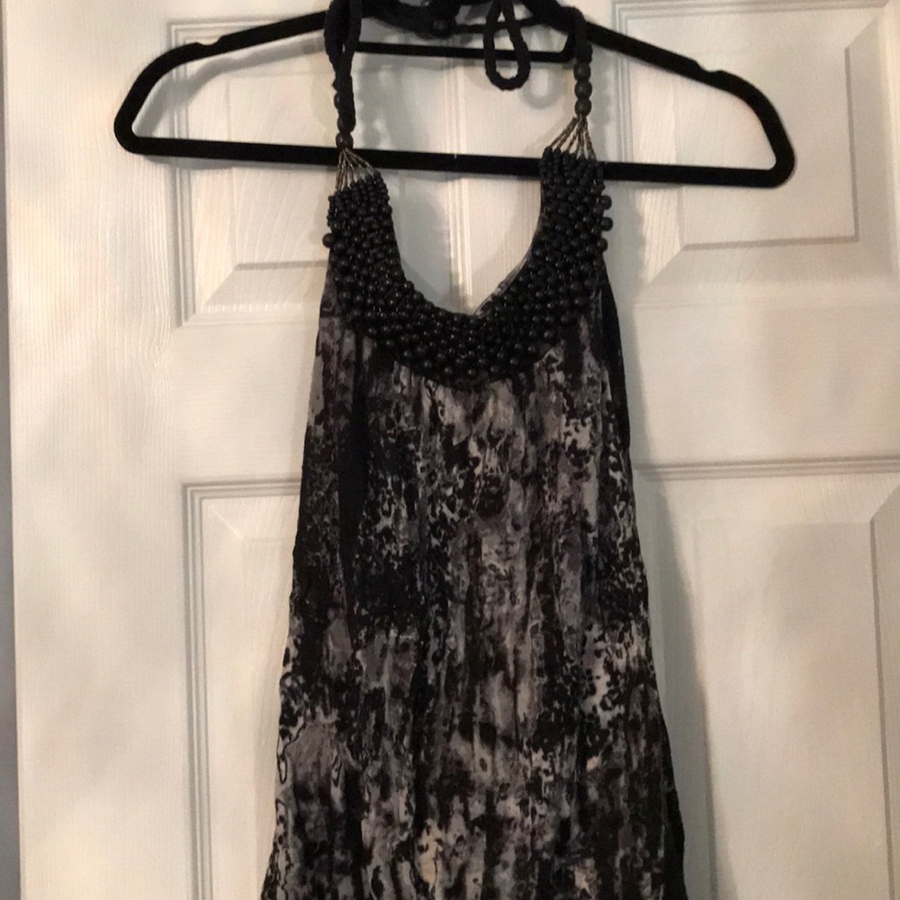 Wood beaded top